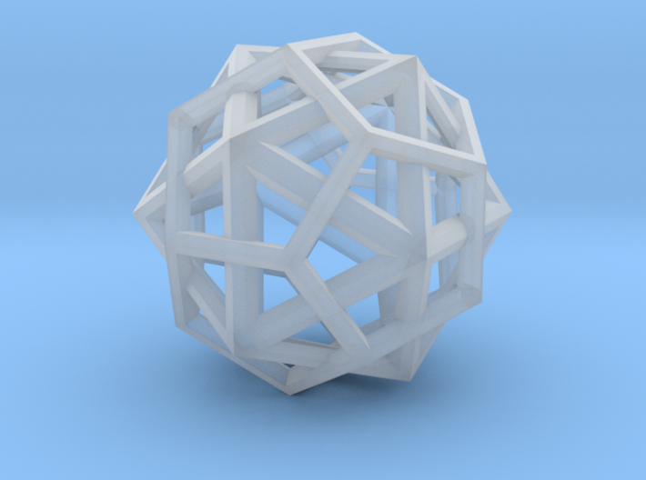 IcosoDodecahedron Thick - 3.5cm 3d printed
