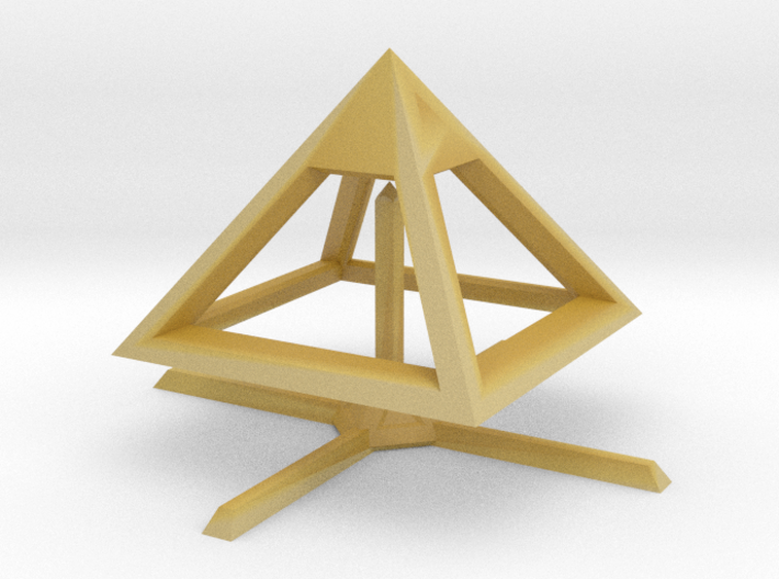 Pyramid Mike B 4cm 3d printed