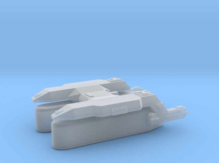 3125 Scale LDR Transport Tug (Klingon Pods) CV 3d printed