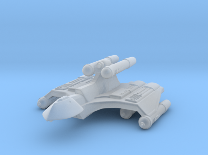 3788 Scale Romulan MegaHawk+ Dreadnought MGL 3d printed