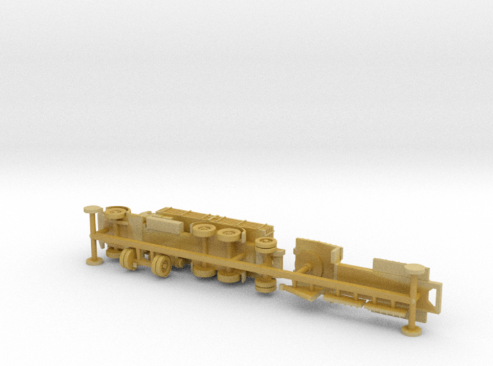 Faun L900 Hvy. Truck w. sd.Ah. 115 Trailer 1/144 3d printed 