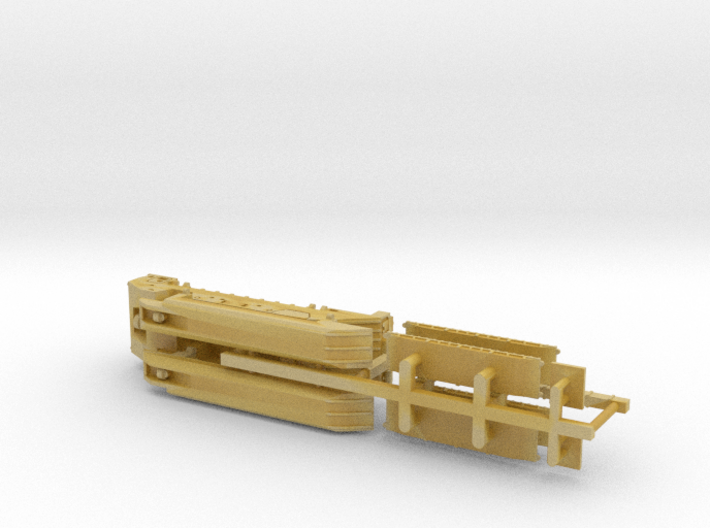 M2 Alligator Amphibious Bridging Vehicle 1/160 3d printed 