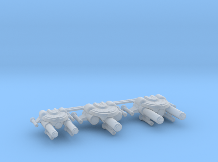 3788 Scale Seltorian Strike Carrier Group MGL 3d printed