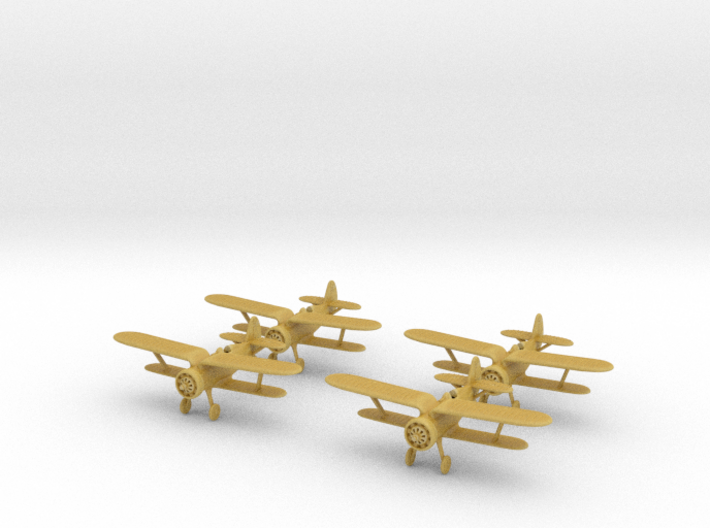 1/200 Polikarpov I-15 Chato (x4) 3d printed