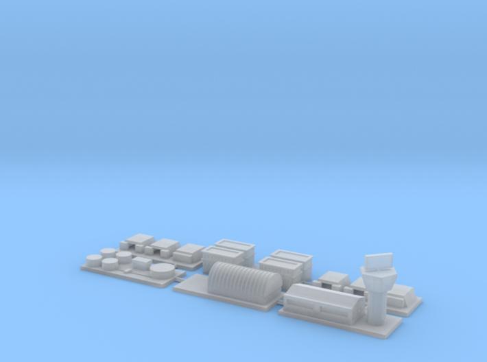 1&quot; Buildings Set 3 - Airbase 3d printed