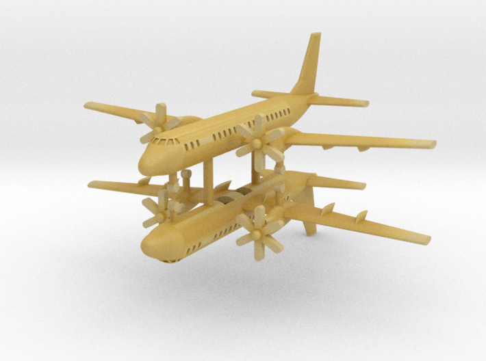 1/700 Ilyushin IL-114 Commercial Aircraft (x2) 3d printed 
