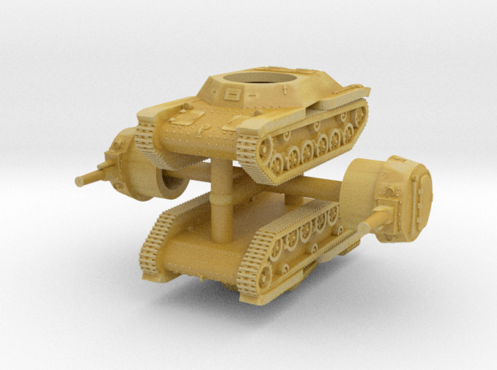 1/285 (6mm) Type 2 Ke-To light tank (x2) 3d printed