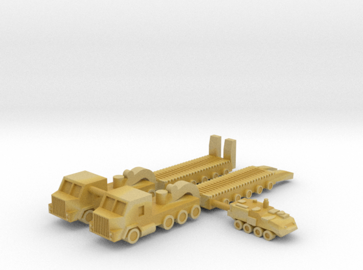 1/600 M1070 HETS Tank Transport (x2) 3d printed 