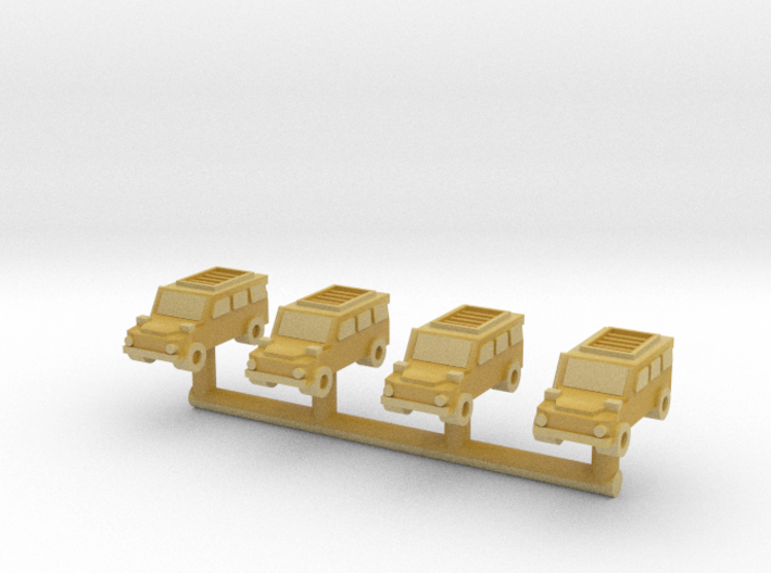 1/285 G-Wagon (4x4 Version) (x4) 3d printed