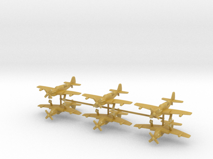 1/144 Fairey Firefly (x6) 3d printed