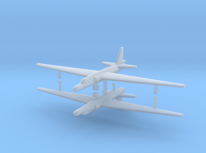 1/500 U-2A Reconnaissance Aircraft (x2) 3d printed