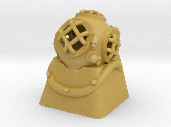 Diver Helmet (For Cherry MX Keycap) 3d printed