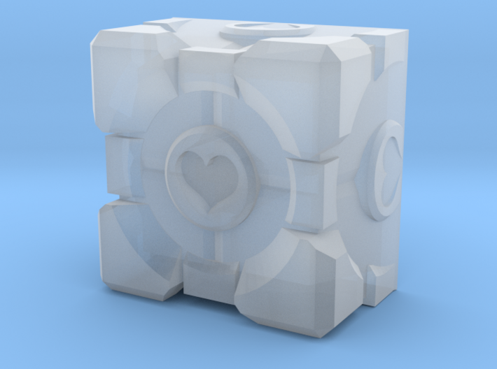 Companion Cube Cherry MX Keycap 3d printed