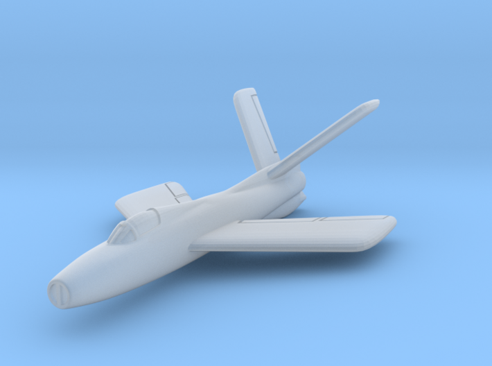 Republic XF-91 Thunderceptor (In flight) 6mm 1/285 3d printed