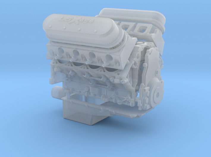 Ls3 1/12 engine 3d printed