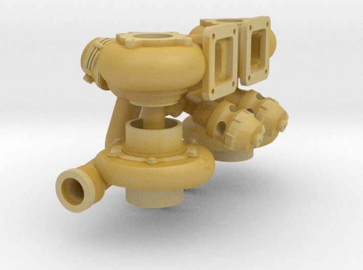 Turbo 64mm W Parts 1/18 3d printed 