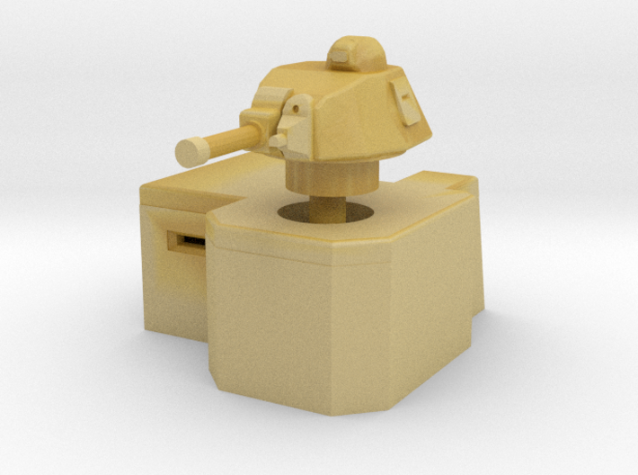Bunker with Somua S35 turret 1/56 3d printed