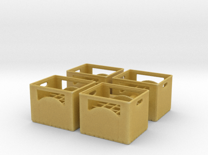 Bottle crate (4 pieces) 1/48 3d printed