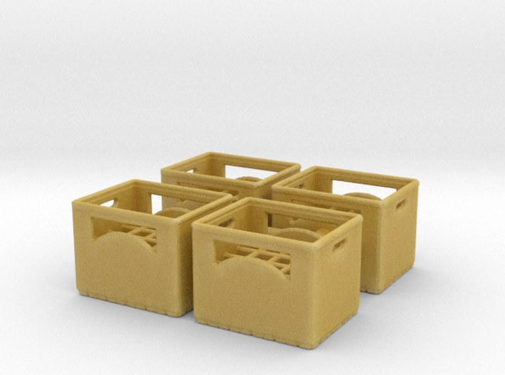 Bottle crate (4 pieces) 1/72 3d printed