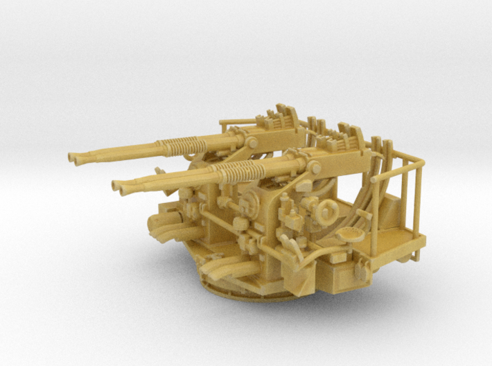 Quad Bofors 1/128 3d printed 