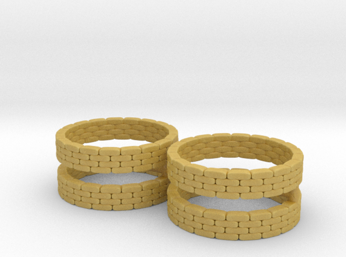 Sandbag Ring (x4) 1/285 3d printed