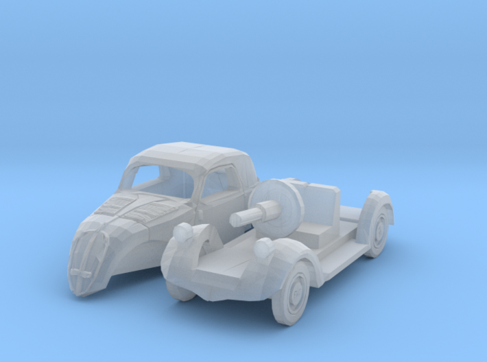 Fiat 500A Topolino (N 1:160) 3d printed