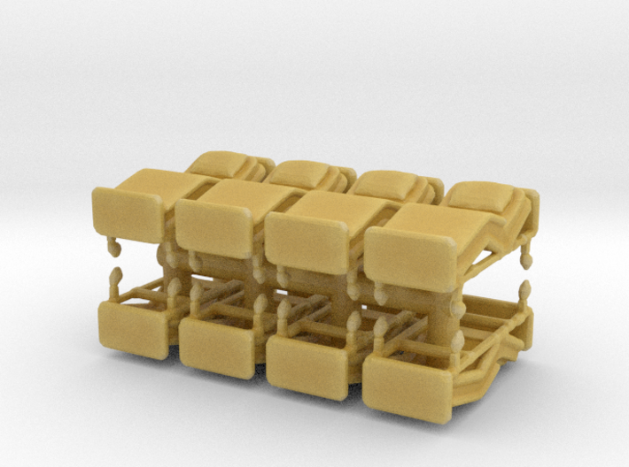 Hospital Bed (x8) 1/160 3d printed
