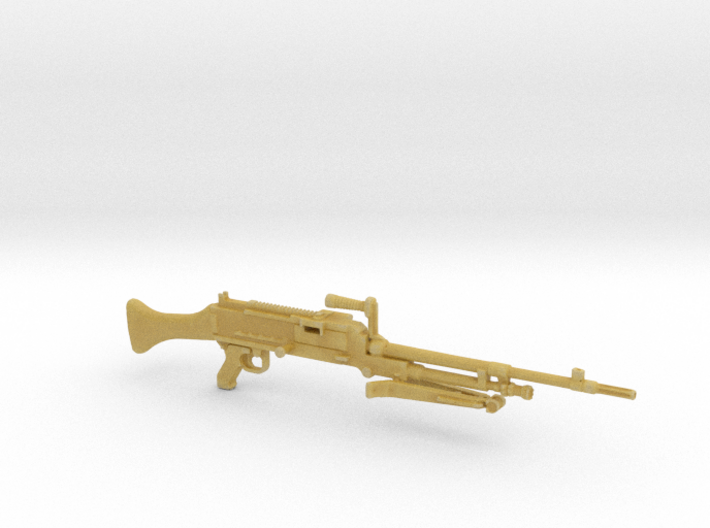 M240 General Purpose machine gun 1/18 3d printed 