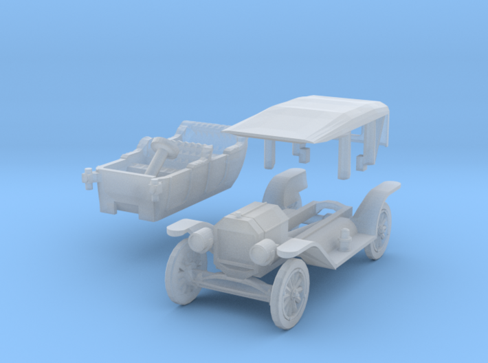 Ford Model T - closed roof (N 1:160) 3d printed