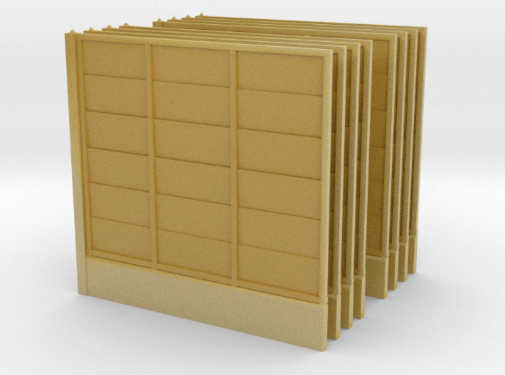 Wooden Fence Panel (x8) 1/64 3d printed