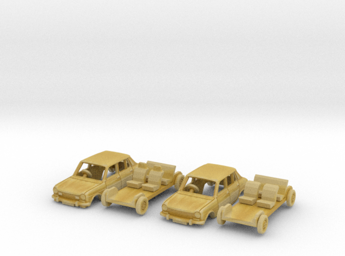 SET Simca 1100 & 1100 TI (British N 1:148) 3d printed 