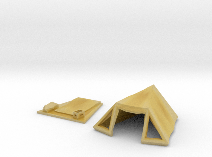 Pyramid tent (TT 1:120) 3d printed 