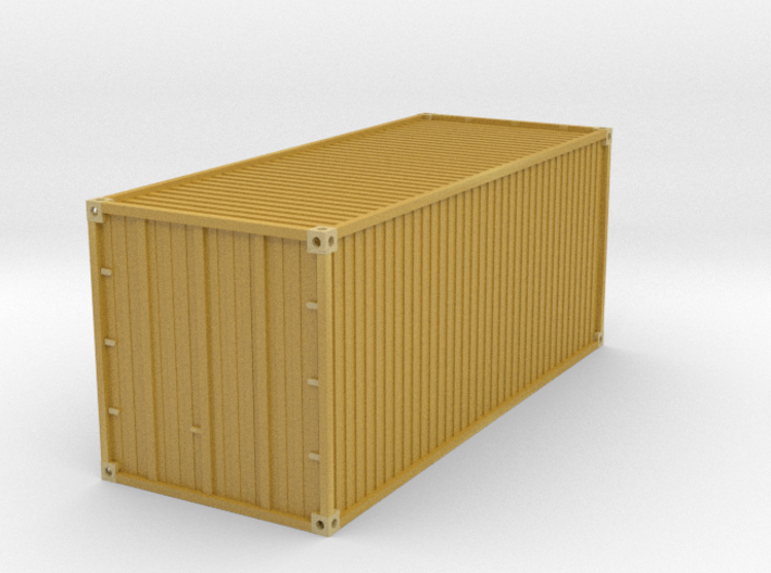 20 feet Container 1/72 3d printed