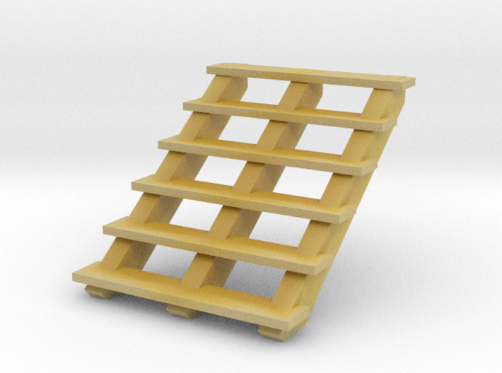 Wooden Stairs 1/12 3d printed