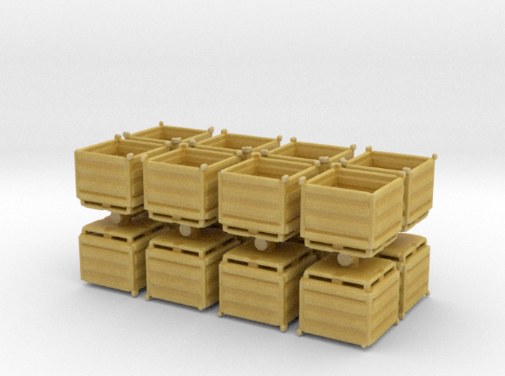 Palletbox Container (x16) 1/285 3d printed