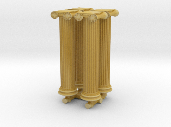 Greek Ionic Column (x4) 1/200 3d printed