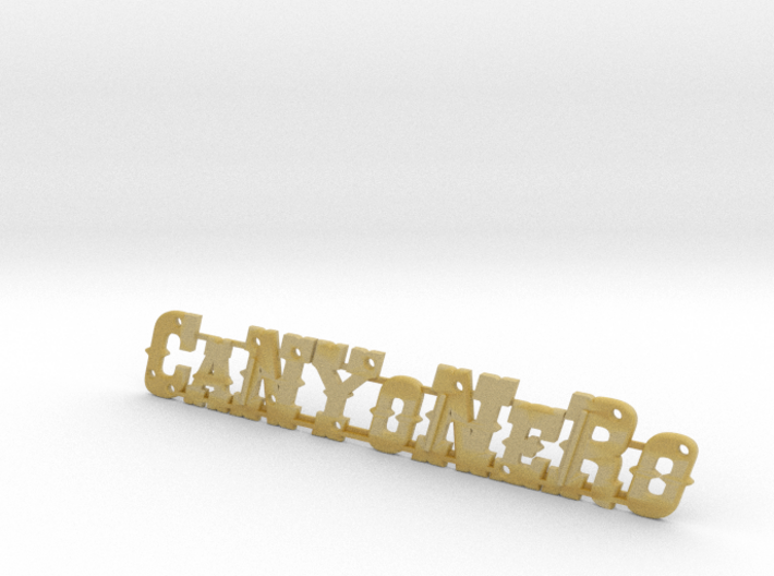 Canyonero 4x4 Pickup Logo 3d printed