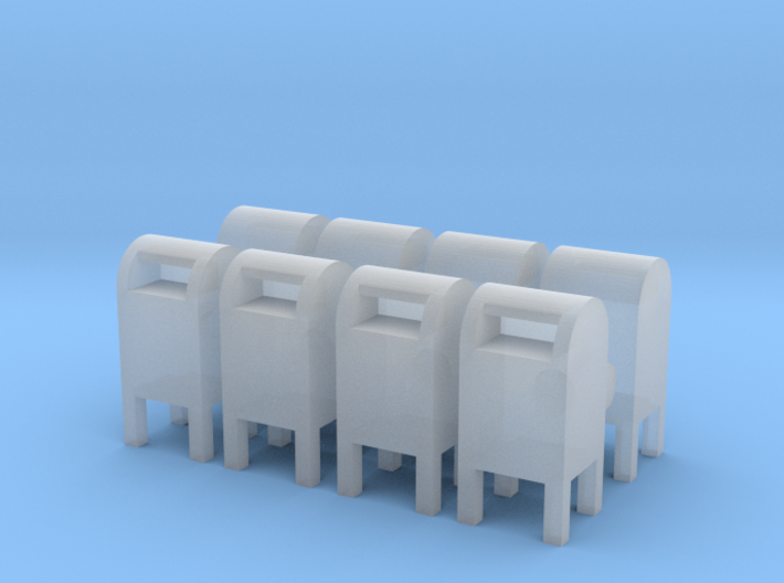 USPS Mailbox (x8) 1/100 3d printed