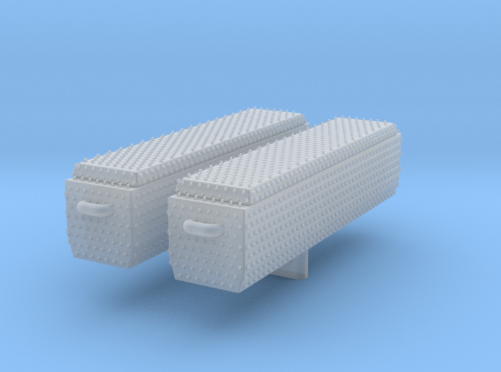 1/14 Diamond Plate Toolboxes (Set of 2) 3d printed