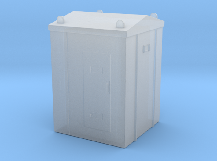 Railway Relay Cabinet 1/76 3d printed