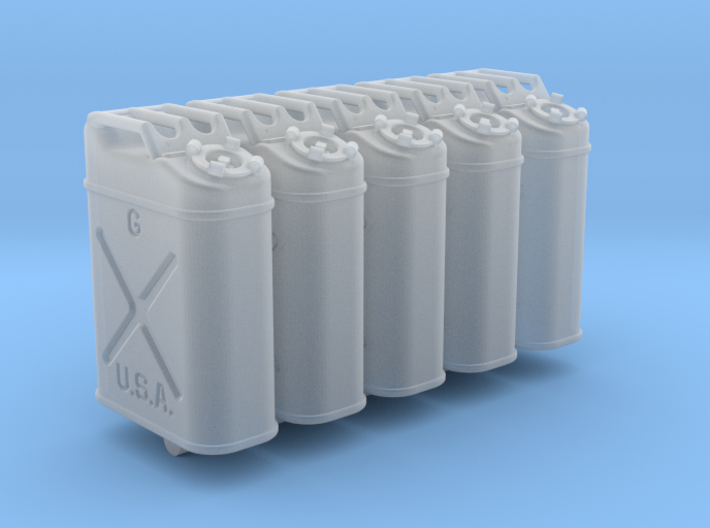 1-24 US Jerrycan 5 UNITS 3d printed