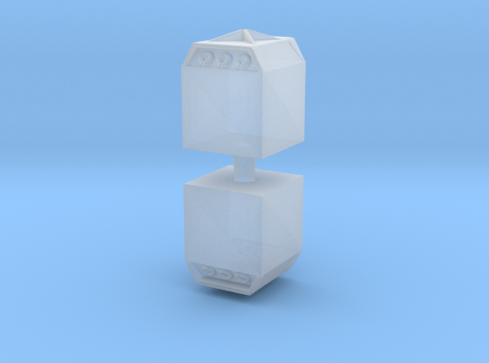 Glass Recycling Container (x2) 1/100 3d printed