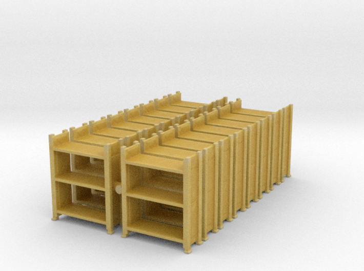 Warehouse Rack (x16) 1/350 3d printed
