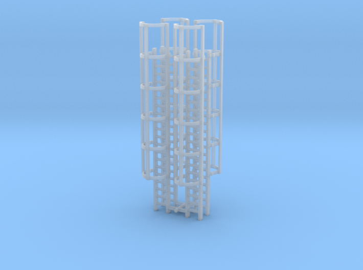 20ft Cage Ladder (x4) 1/160 3d printed