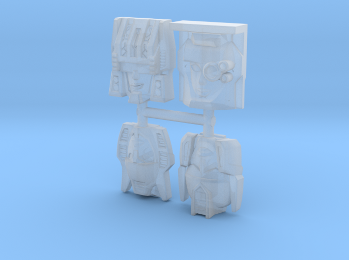 R63 Fembot Faces 4-Pack #1 3d printed