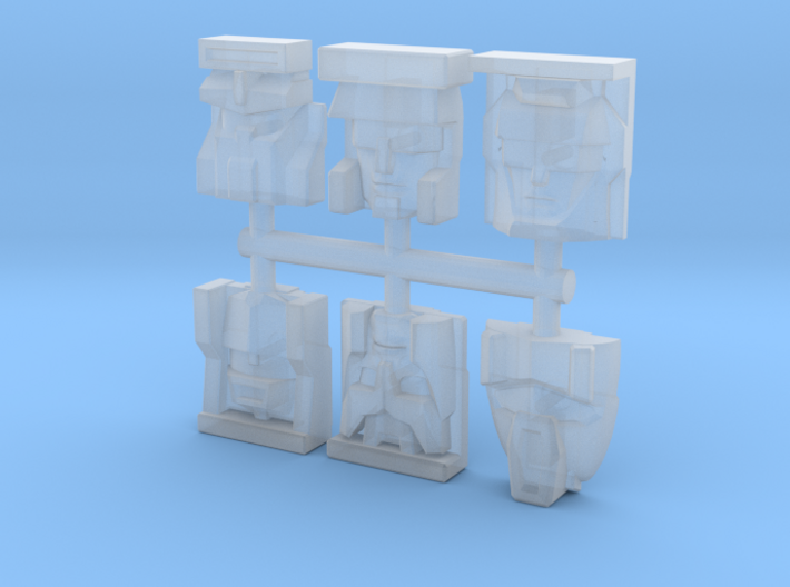 Constructicon Faceplates (Titans Return) 3d printed