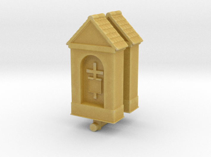 Small Chapel (x2) 1/120 3d printed