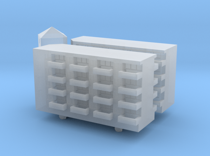 Residential Complex 1/400 3d printed