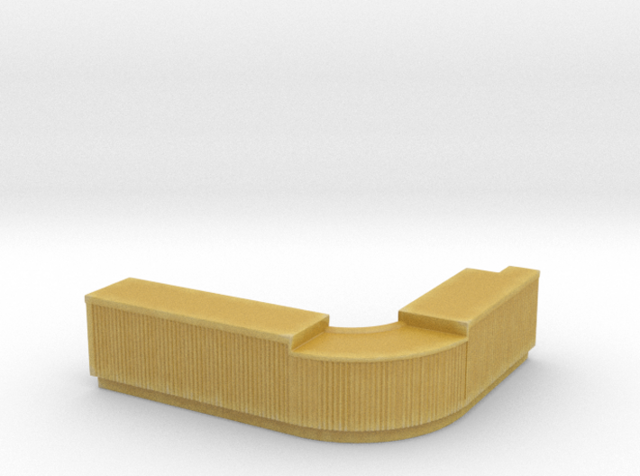 Curved Bar Counter 1/64 3d printed