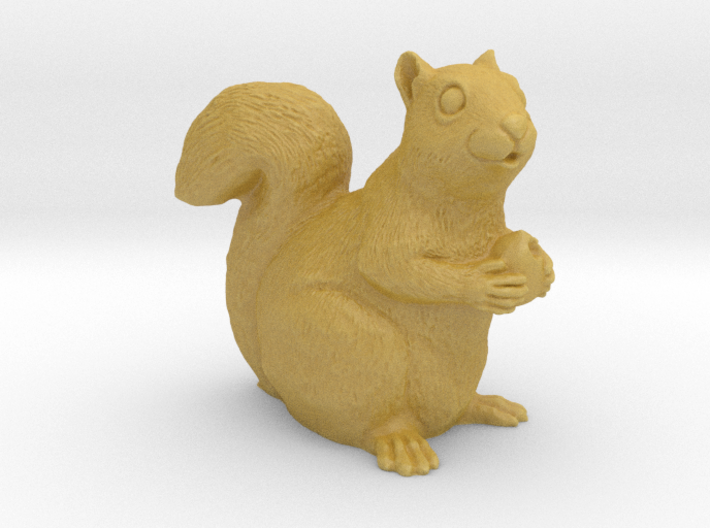 Squirrel miniature in high detail 3d printed 